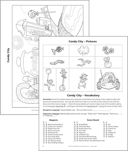 Super Duper Publications | Magnetic Fantasy Adventure Stories Match-Up Barrier Game | Educational Learning Resource for Children