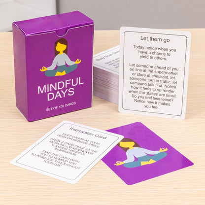 100 Mindfulness Conversation Cards for Kids - Enable Meaningful Conversations with Kids