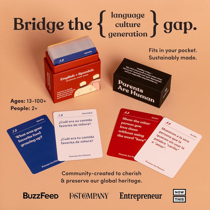 Parents Are Human, Relationship Cards, Get to Know Each Other Better, Parents, Families, Teens & Kids Relationship Building, Light & Deep Questions, 70 Questions & Activity Cards, English