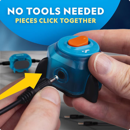 National Geographic Circuit Maker Electronics Science Kit – 60 Hands-On STEM Projects for Kids, Build Real Electrical Circuits, Educational STEM Activity for Learning Electricity & Engineering Skills