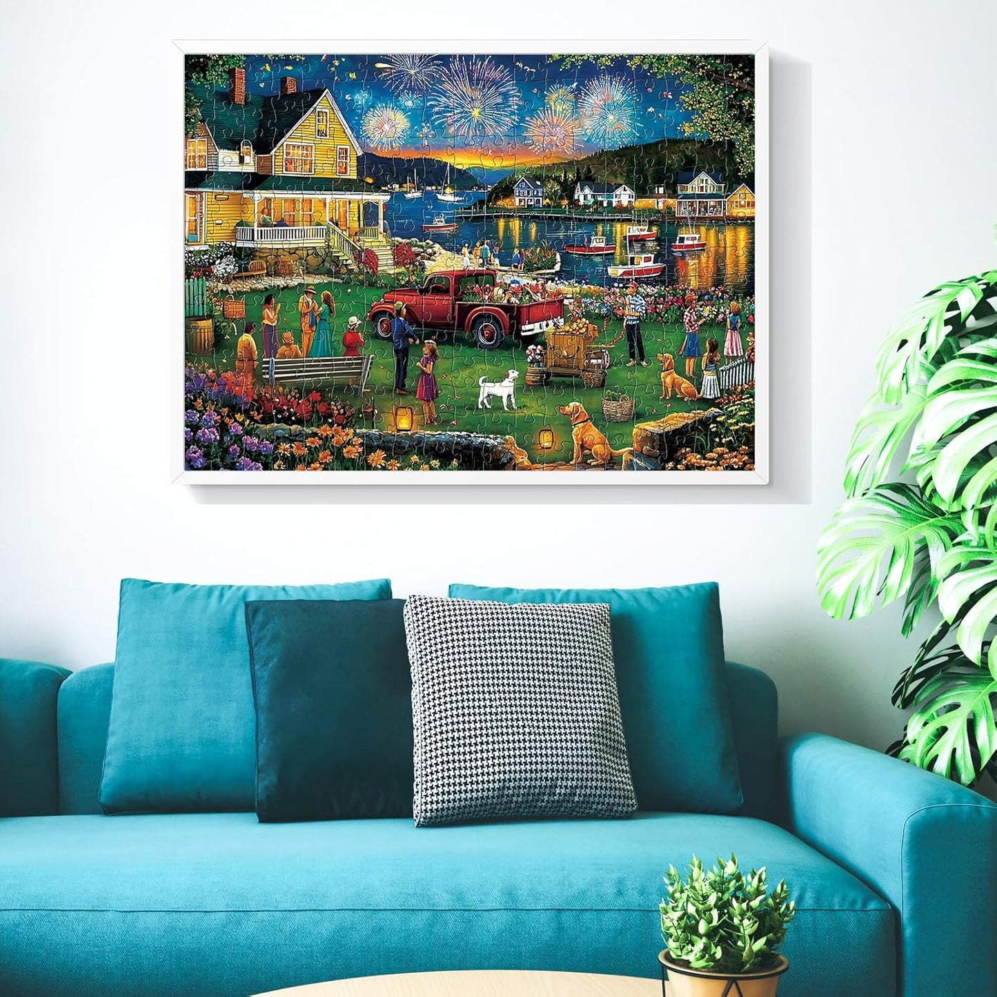 300 Piece Puzzles for Adults,Beautiful Nature Landscape Puzzle for Adults Kids Seniors,Recycled Cardboard Unique House Puzzle 300 Piece,Challenging Family Game Great Gift for Family Friends,20.5x15 in