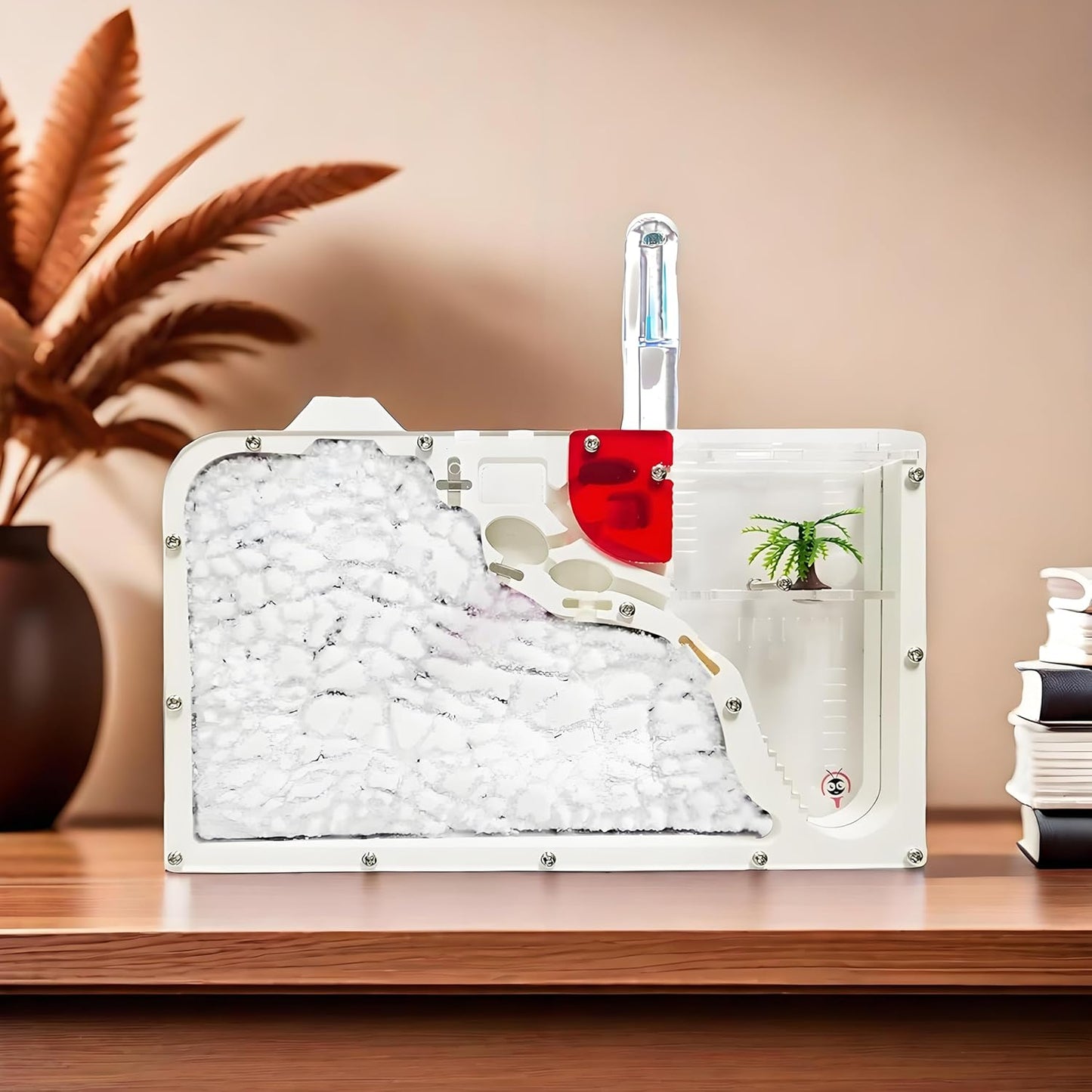 EXBEPE Sand Ant Farm Castle Ant Colony Ecosystem Science Educational Gift Live Ant Habitat to Study Insect Behavior