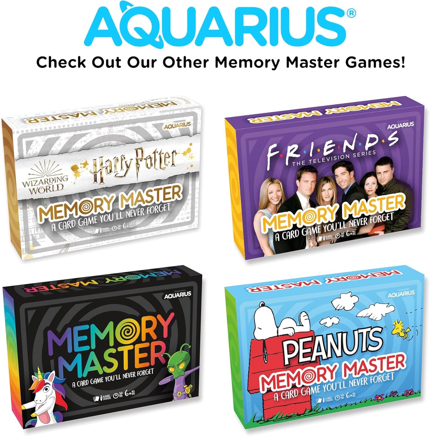 Aquarius Cat in The Hat Memory Master Card Game - Fun Family Party Game for Kids, Teens & Adults - Entertaining Game Night Gift - Officially Licensed Dr. Seuss Merchandise