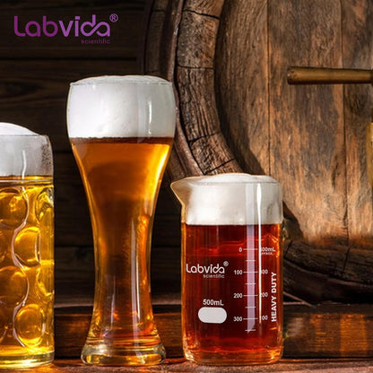 12pcs 50ml Upgrated Thick Glass Beakers, Shot Glass Beaker set, 3.3 Boro Griffin Low Form, Double Scale, LVA003
