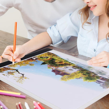 Mini A5 LED Light Box for Drawing and Tracing,A5 Diamond Art Painting Light Board,LED Copy Board Light Tracing Box,Light Pad