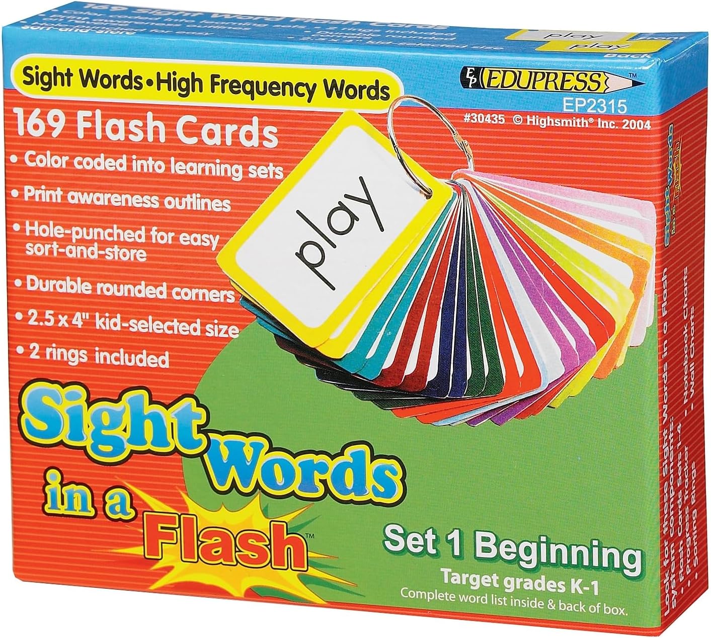 Edupress Sight Words in A Flash (Set 1)