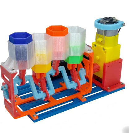 4-Cylinder Working Engine Model DIY Assembly STEM Kit for Kids Ages 8–14, Build with Moving Pistons and Crankshaft, Hands-On Mechanical Engineering Learning Kit
