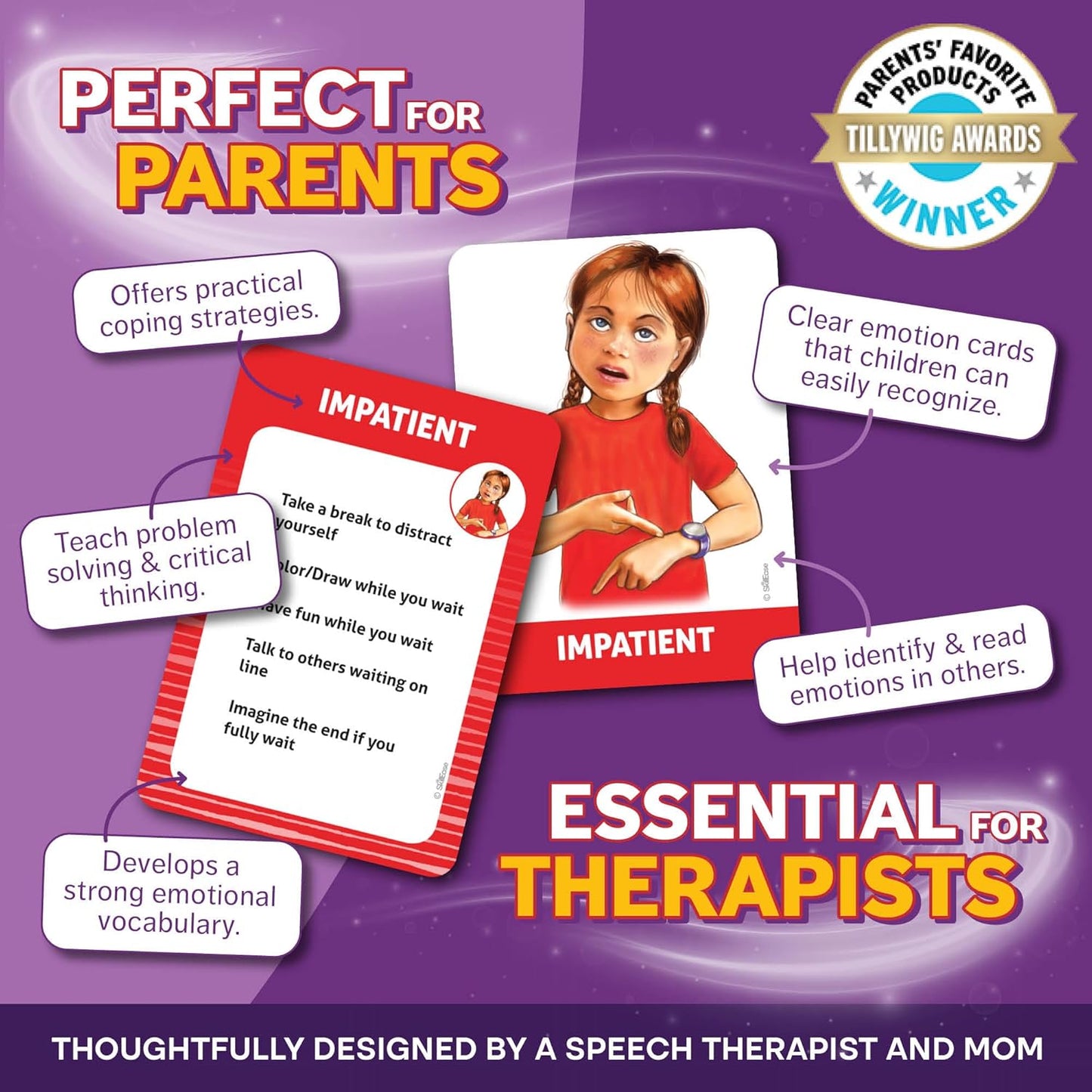 SkillEase Exploding Emotions Flashcards and Game: 2 in 1, Hilarious Family Fun, Social Emotional Learning, Feeling Cards for Kids, Teaches Social Skills, Autism