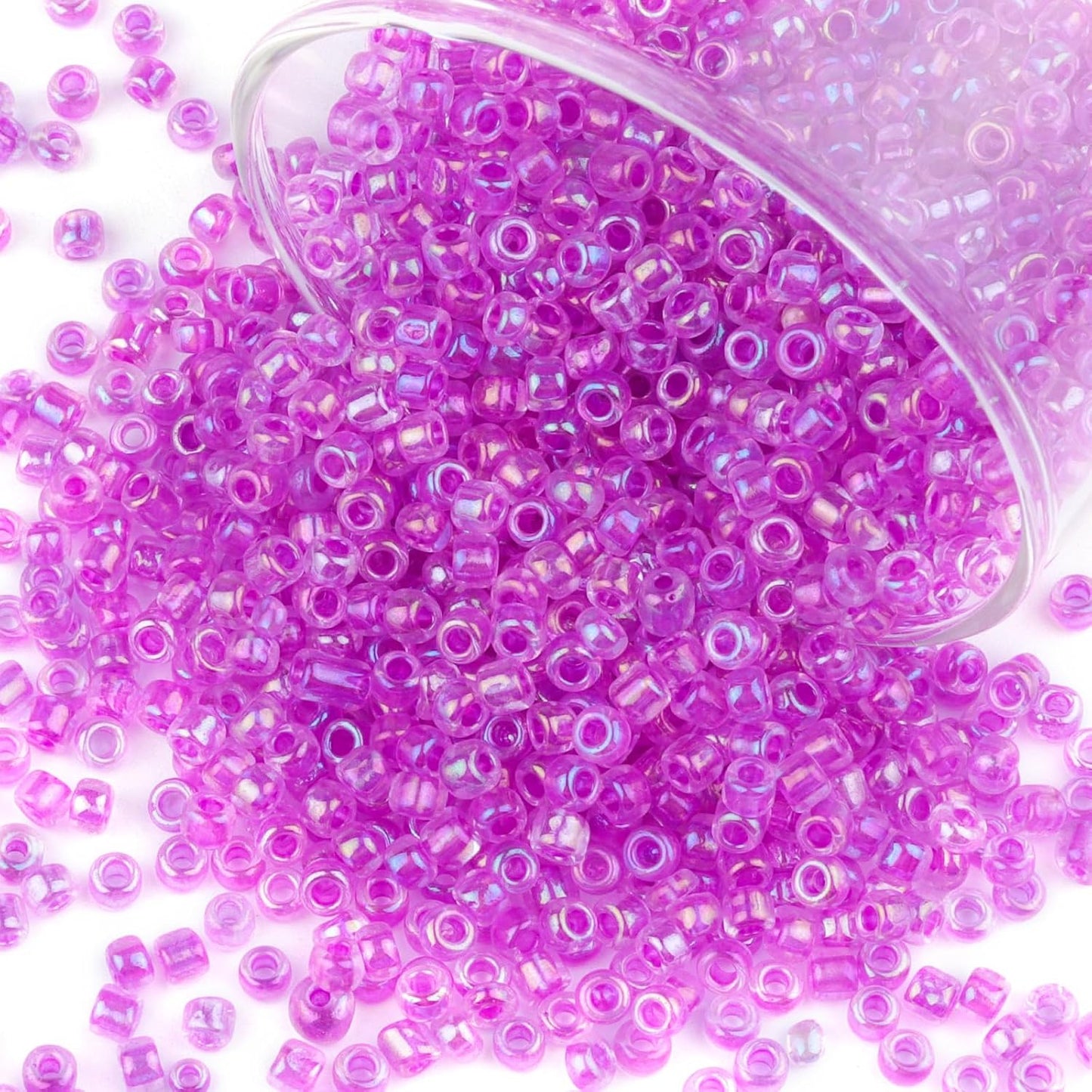 10100 Pcs Size 11/0 Glass Seed Beads, 2 mm Dark Green Small Mini Spacer Loose Pony Beads for Jewelry Making and DIY Crafts - Colors A