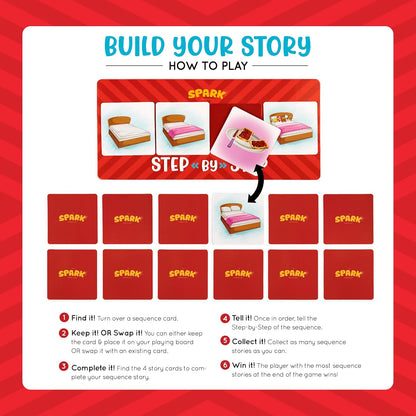 Sequence for Kids Cards, Speech Therapy Materials, Homeschool SEL, Autism, Tell A Story Picture Cards, Social Skills, Picture Cards, ESL, ELL
