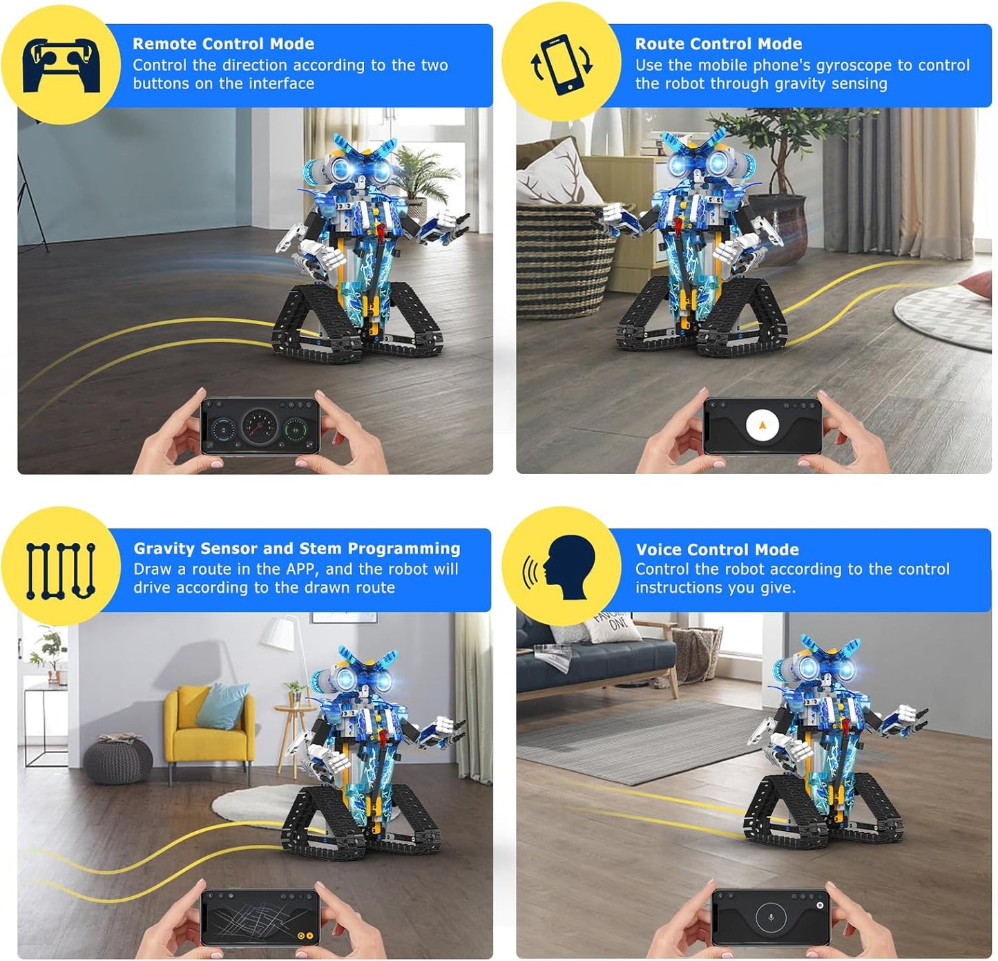 Robot Toys for 8-16 Year Old Boys Girls Kids with APP or Remote Control Science Programmable Building Block Kit, STEM Projects Educational Birthday Gifts