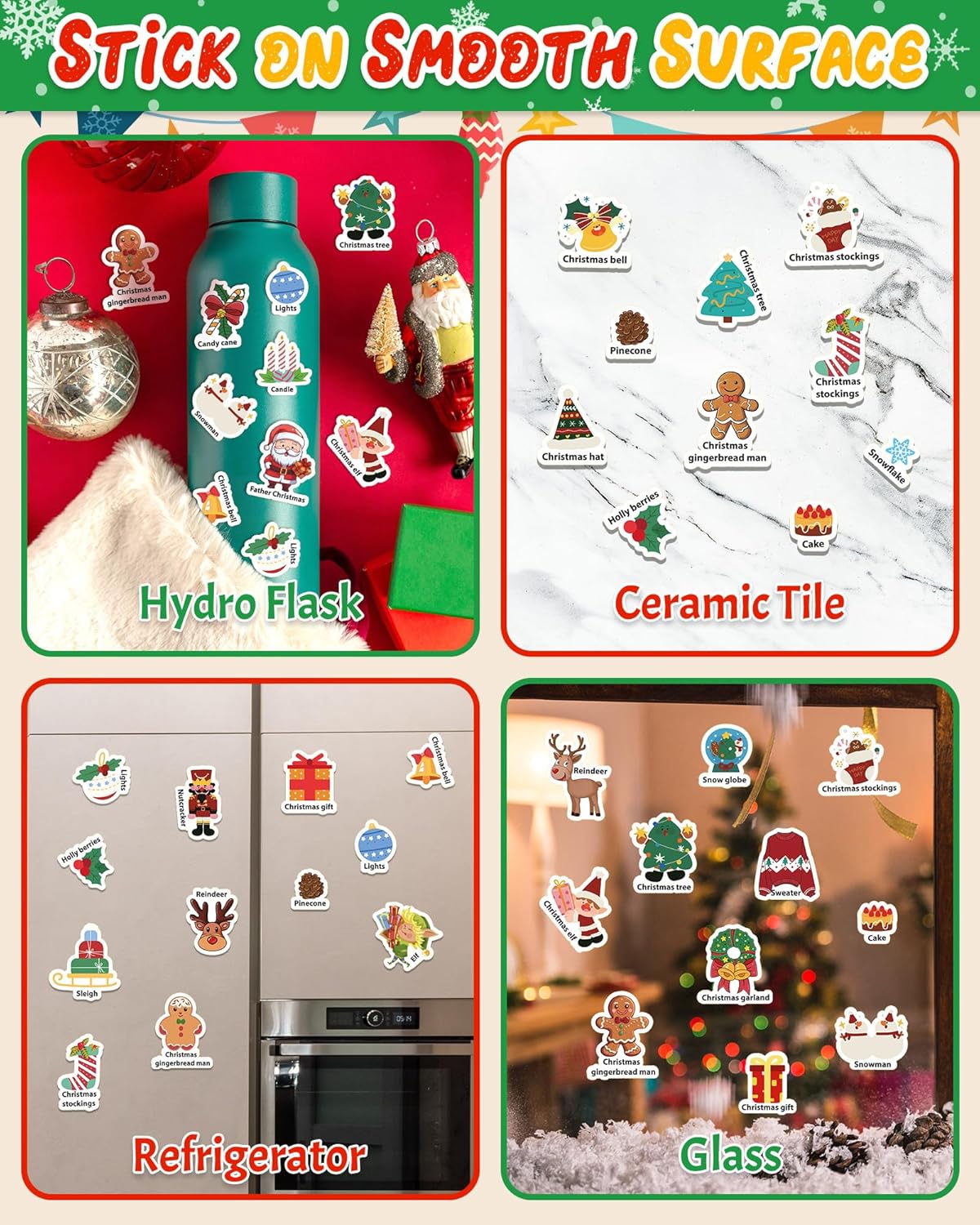 Benresive Reusable Sticker Book for Toddlers, Stickers for Kids, Travel Toys for Arts & Crafts Activities, Birthday Gift for Boys & Girls, Animals Dinosaurs Insects Themes