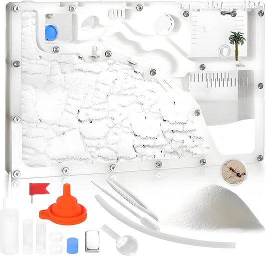 Ant Farms with Connections, Ant Farms, Live Ants for Ant Farm Educational Science DIY Toy Kit - STEM Learning Toy - Great Gifts [Ants not Included] (House)