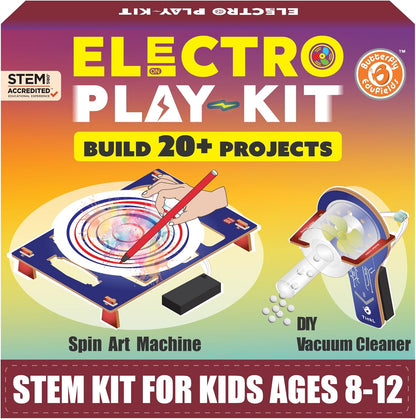 Butterfly EduFields 4in1 Motor Play Science Kit Pack of 5 | Best Birthday Return Gifts for Kids Ages 5 6 7 8 9 10 11 12 | STEM Toy | Reusable & Safe | Birthday Gift for Kids Ages 5+