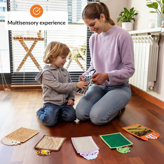 ODOXIA Sensory Mats for Autistic Children | Tiles for Kids | Wall Panel Kids | Multi-Sensory Exploration | Different Textures & Colors | Room Equipment | Tactile Play