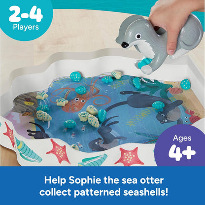 Educational Insights Sophie's Seashell Scramble - Pattern Matching Games for Toddlers 3-5, Preschool Learning Activities, Turn-Taking Board Games for Kids, Toddler Fine Motor Skills Toys