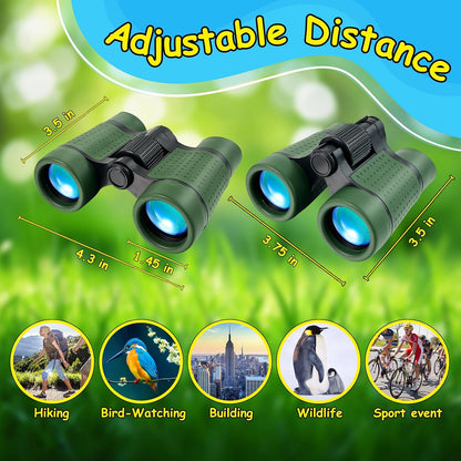 ESSENSON Binoculars for Kids Toys Gifts for Age 3-12 Years Old Boys Girls Kids Telescope Outdoor Toys for Sports and Outside Play, Bird Watching, Birthday Presents