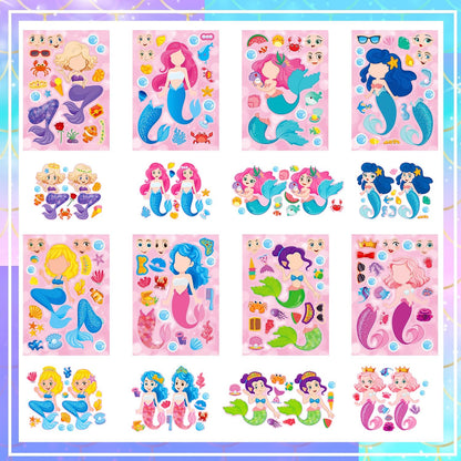 24-Sheet Make Your Own Science Sticker Kit | Microscope, DNA & Scientist Designs - Reusable Educational Decor for Classrooms & Kids Rooms