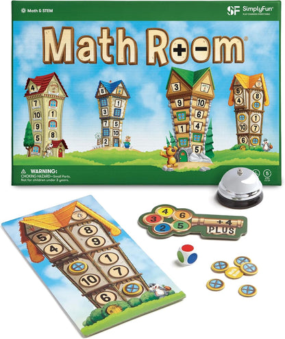 SimplyFun Glow Spotters - A Visual and Adventurous Math Game for Kids, Earn Your Firefly Badge with Addition - 1 to 4 Players, for Kids Ages 5 & Up
