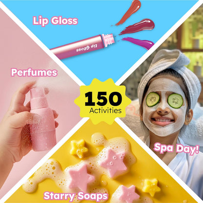 Butterfly EduFields 100+ Girls Science Kit for Kids Ages 4 5 6 7 8 | Girls in STEM & Science Experiments | Educational Gift Ideas for 4 5 6 7 8 Year Old Girl | STEM Projects, Fun Learning