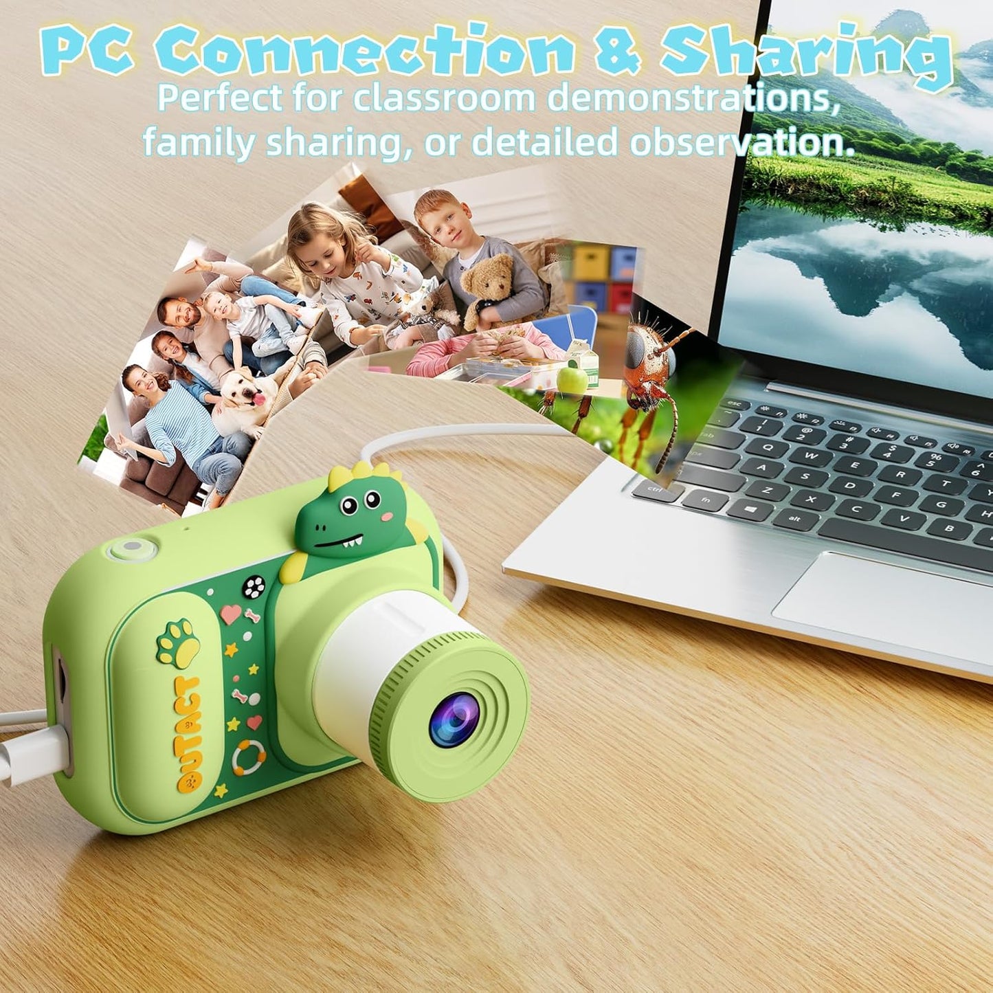 Microscope for Kids Handheld Mini Portable Digital Rechargeable 1000X with 2.4 Screen 1080P 3 in 1 Microscope Photography Recording Edu Age 4-6 8-12 Children Students