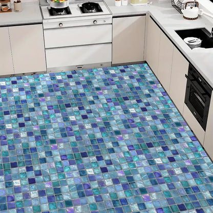 Wall Tiles Peel and Stick 12x12 Inch Ocean Coral Fish Pattern Vinyl Stickers Self Adhesive Tiles for Kitchen Bathroom Shower Laundry Room Aquarium Theme Home Renovation DIY Decor