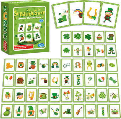 gisgfim 100 PCS Memory Matching Game Famous Paintings Concentration Memory Card for Adults Learning Educational Game A Fun & Fast Artworks Theme Matching Games