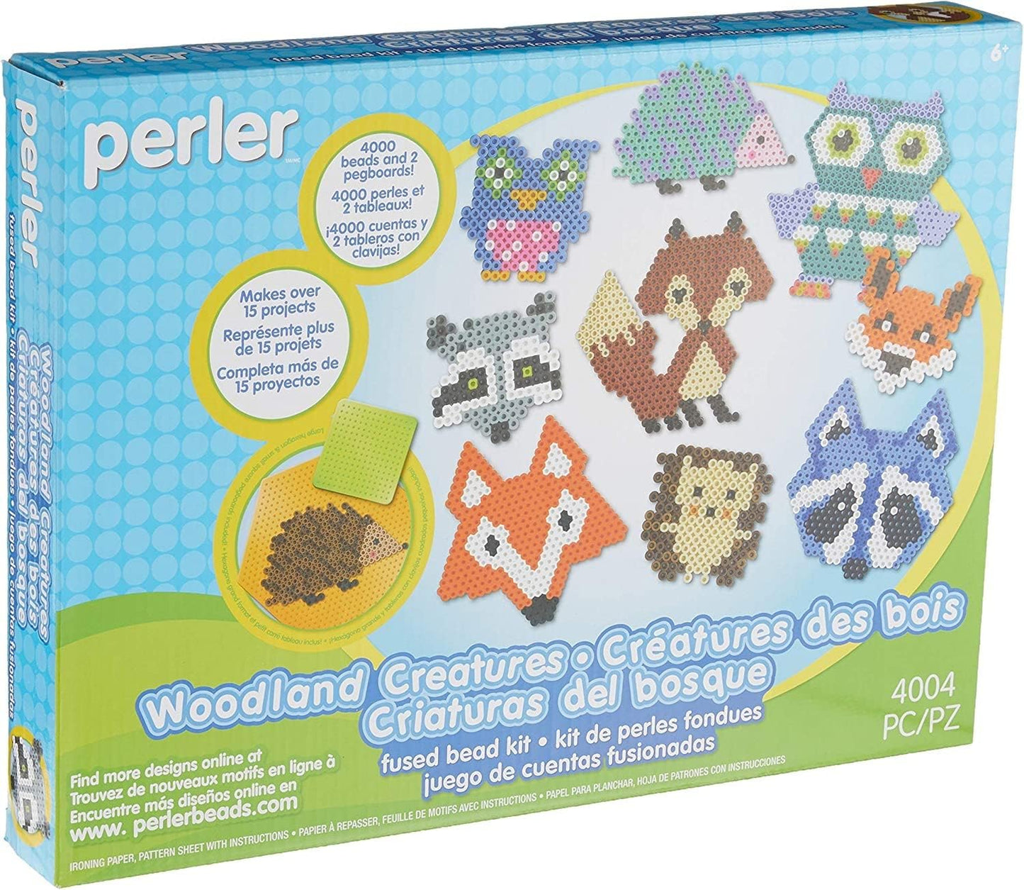Perler Beads Rainbow Unicorn Fuse Bead Kit, 2000pcs, 7 Projects