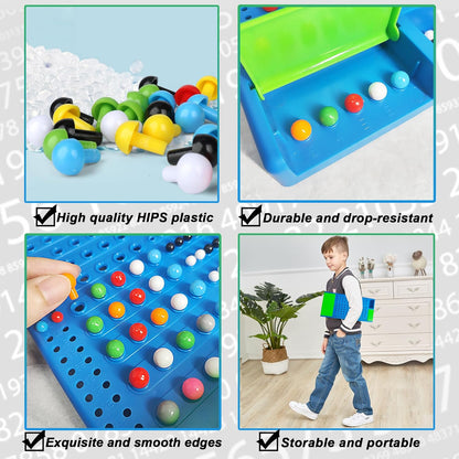 KIDAMI Code Breaker, Classic Codebreaking Travel Board Game, Brain Puzzle Set - 2 Player Battle of Famliy Game, Toys for Kids & Adult