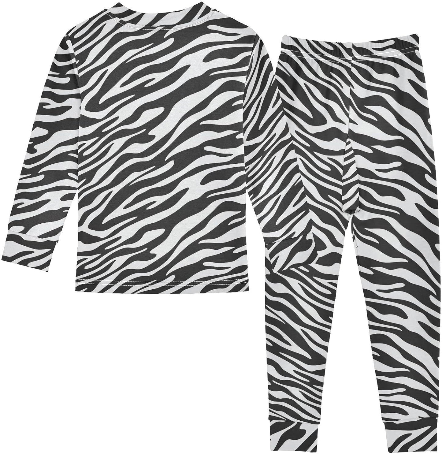 ALAZA Shark Starfish Palm Tree 2 Piece Pajama Set Long Sleeve Top and Pants Sleepwear Unisex - Colors A