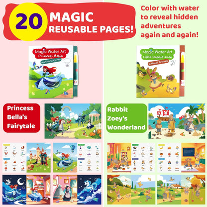 Search and Find Books for Kids 3-5, Reusable Preschool Learning Activities, Perfect Road Trip Essentials, Educational Toys, 28 PCS Busy Books for 3 4 5 6 Year Old Boys Girl Christmas Birthday Gifts