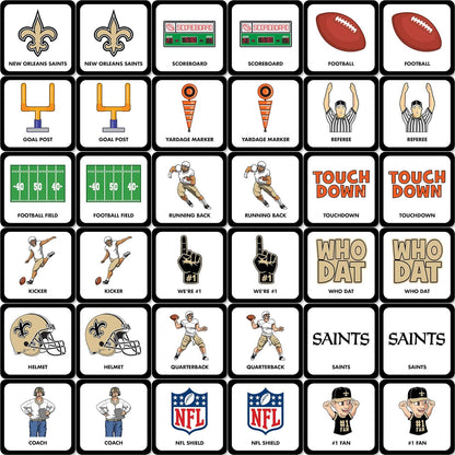 MasterPieces Sports Games - NFL Matching Game - Game for Kids and Family - Laugh and Learn