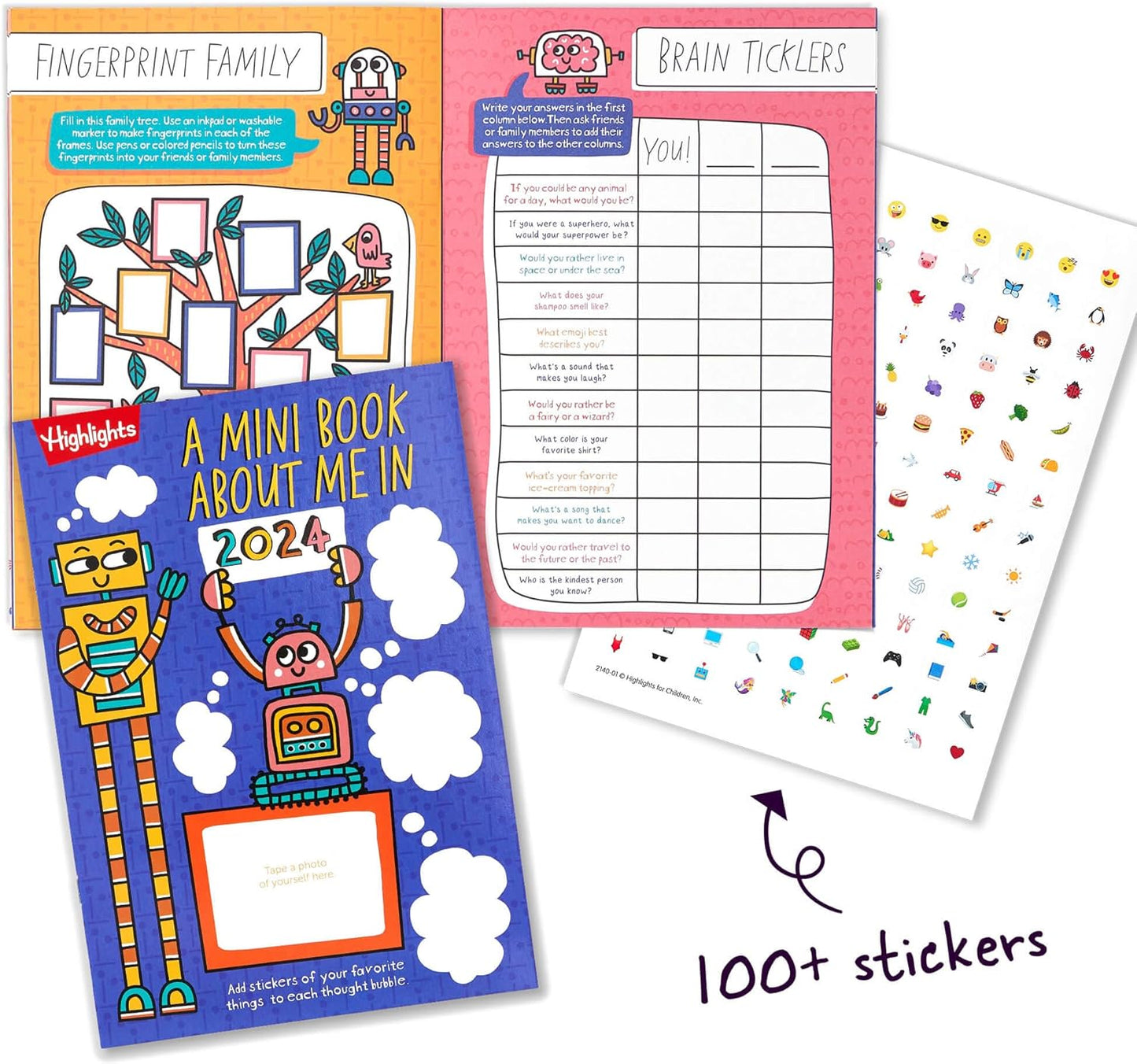 Highlights for Children Puzzle Fun 2025 Books for Kids Ages 6 and Up, 4-Book Set of Brain Teasers, Mazes, Word Puzzles and More Travel-Friendly Screen Free Kids Puzzles