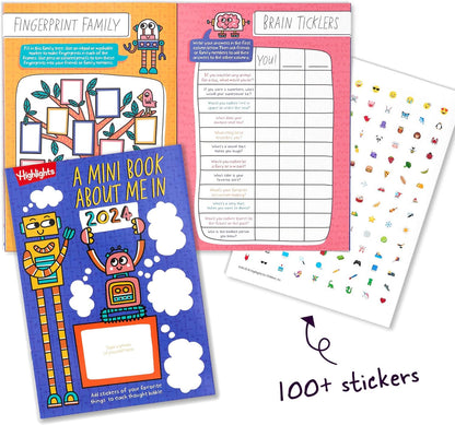 Highlights for Children Puzzle Fun 2025 Books for Kids Ages 6 and Up, 4-Book Set of Brain Teasers, Mazes, Word Puzzles and More Travel-Friendly Screen Free Kids Puzzles