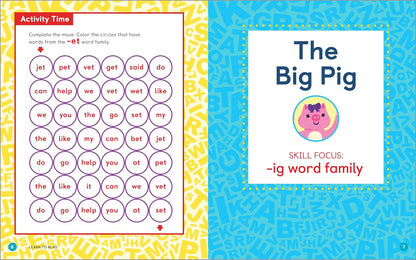 Learn to Read: Phonics Storybook: 25 Simple Stories & Activities for Beginner Readers