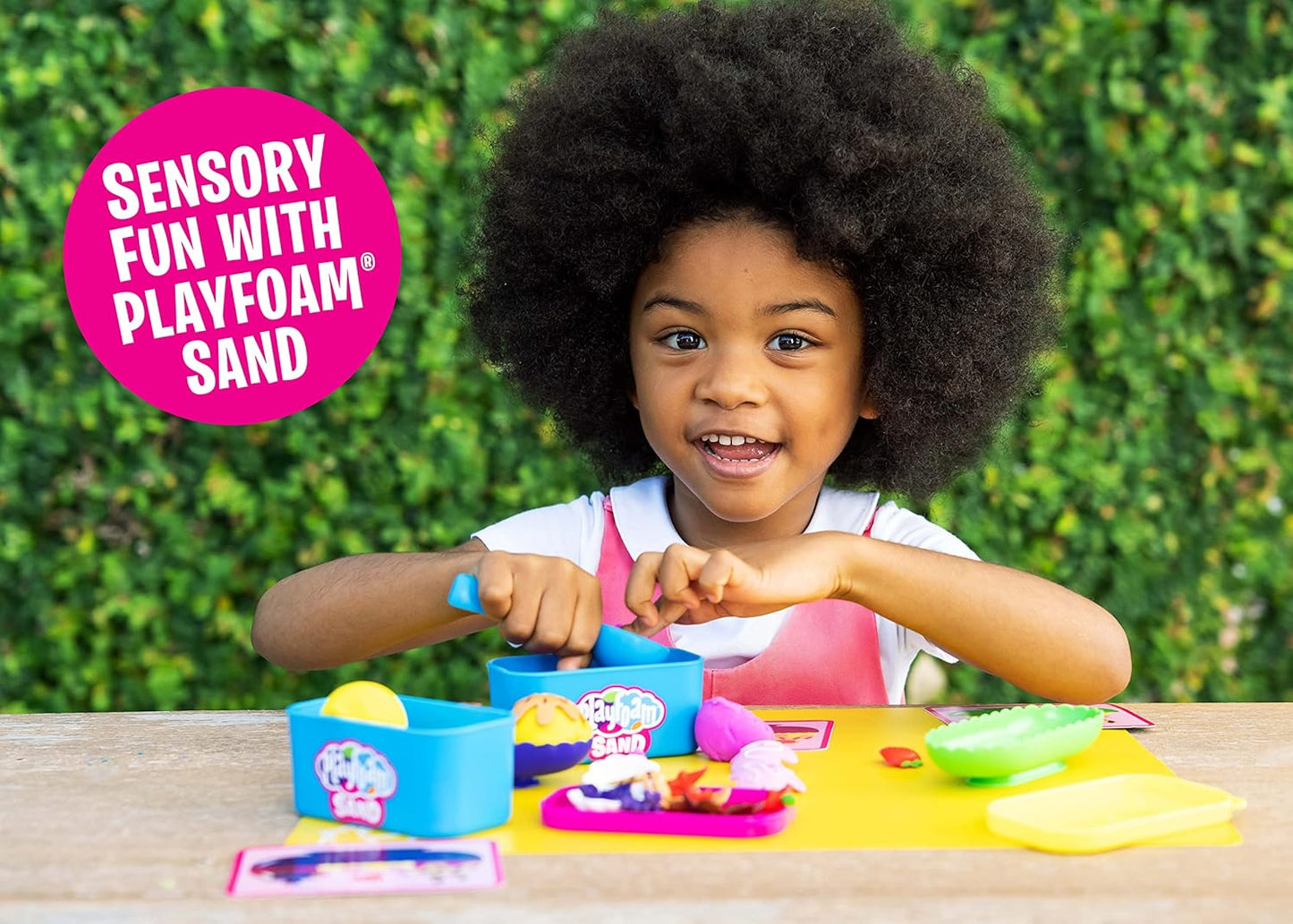 Educational Insights Playfoam Sand Sensory Set - Non-Toxic Play Sand Toys for Toddlers, Squishy Sensory Bin Filler for Home or Preschool Classroom, Moldable Crafting Compound, Kids Ages 3+