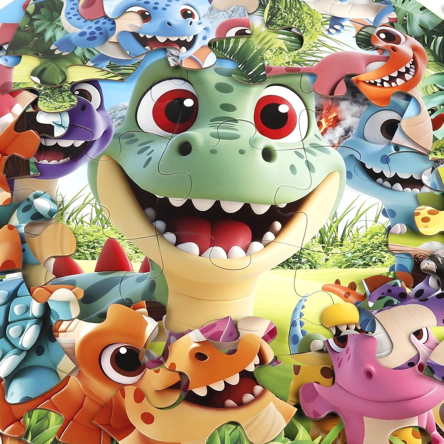 Jumbo Floor Puzzle for Kids,48 Pieces Farm Animals Puzzles for Toddlers 3-5,Large Barn Jigsaw Puzzles,Preschool Educational Animal Toys,Easter Gift for Boys & Girls Ages 4-8