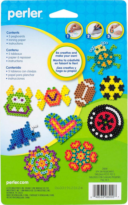 Perler Beads Large Square Pegboards for Kids Crafts, 4 pcs