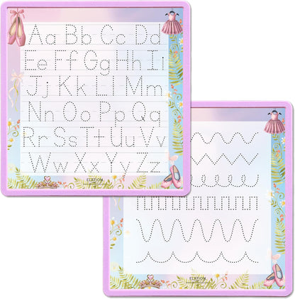 Kid's Name Tracing Board | Dry Erase Letter Tracing | Reusable Writing Practice Board | Personalized | Ballet Theme