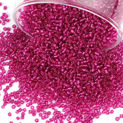 10100 Pcs Size 11/0 Glass Seed Beads, 2 mm Dark Green Small Mini Spacer Loose Pony Beads for Jewelry Making and DIY Crafts - Colors A