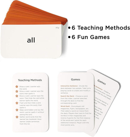 Award-Winning Phonics & Vocabulary Flash Cards (1000+ Words w/Prefixes, Suffixes & CVC) incl. Games & Visual Aids for Ages 4-8, Pre-K to 3rd Grade