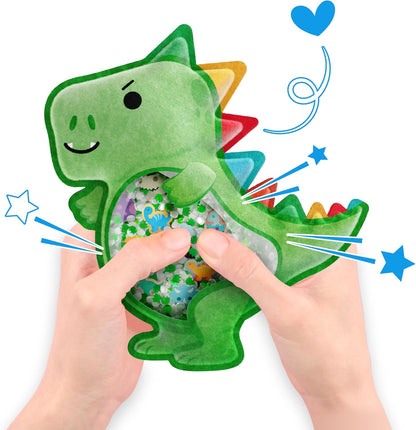 Vango BIZYBOO - The Original Seek & Find Plush - Hidden Object Search Problem Solving Educational Matching Game for Kids 2 and Up (Spike)