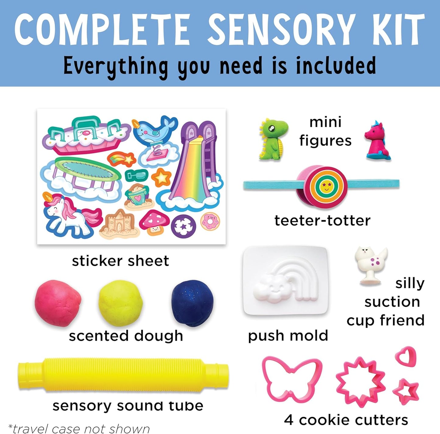 Creativity for Kids Sensory On The Go: Farmers Market - Preschool and Toddler Learning Sensory Kit, Sensory Bin Toddler Activities for Ages 3-5+