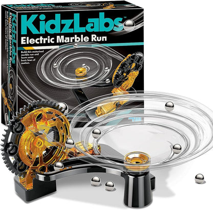4M Electric Marble Run - Educational Motorized Marble Track Kit for Kids Ages 5+ - Explore Laws of Motion with Fun and Interactive Play