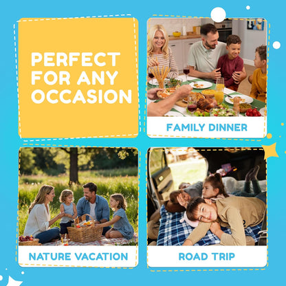200 Family Conversation Cards for Kids & Parents, Teen Conversation Starters for Families, Get to Know Each Other Card Games for Family Time, Family Question Cards Box to Talk at Dinner, Road Trip