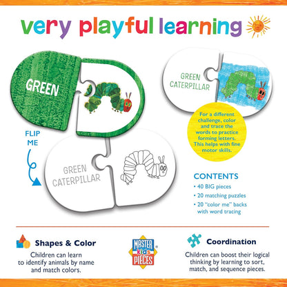 MasterPieces Kids Games - Educational Colors & Shapes Matching Game - Game for Kids and Family - Laugh and Learn