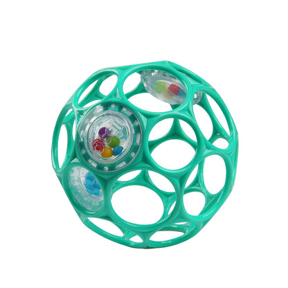 Bright Starts Oball Musical Toy, Jingle & Shake Pal, BPA-Free Easy-Grasp Baby Rattle Toy, Ages Newborn+
