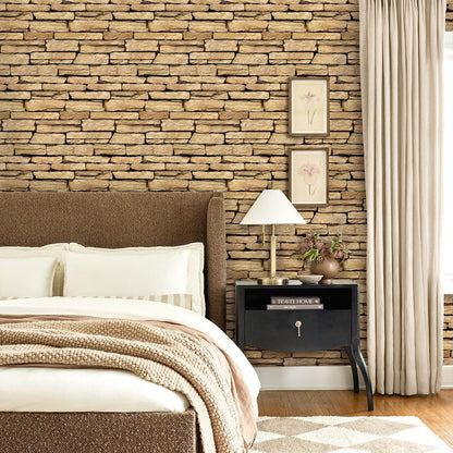 COMSTICKC 3D Faux Gray Stone Wall Sticker Peel and Stick Wall Panels,10 Pcs of 12"X12",Ultra-Light Thin PVC Decorative Tiles Rocks Stone Backsplash Interior Decor,Paintable