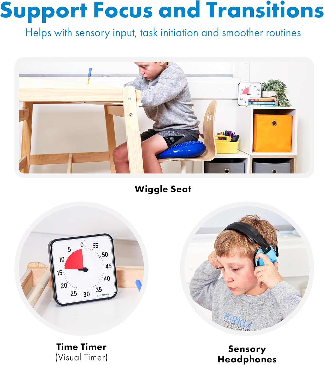Harkla Classroom Sensory Kit for Kids - Ages 11 to 14 (Grade 7 to 8)