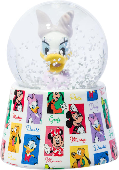 Silver Buffalo Disney Mickey and Friends Mini Light Up Snow Globe│Minnie Mouse│3.8 Inches Tall, 45mm (Small)